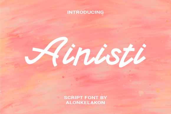 Ainisti Script Font for Elegant Brand Campaigns