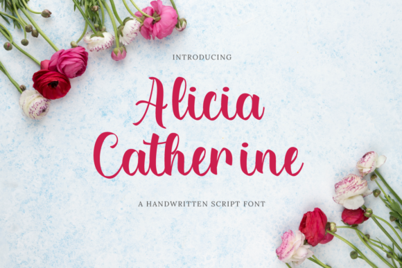 Alicia Catherine Script Font for Elegant Branding