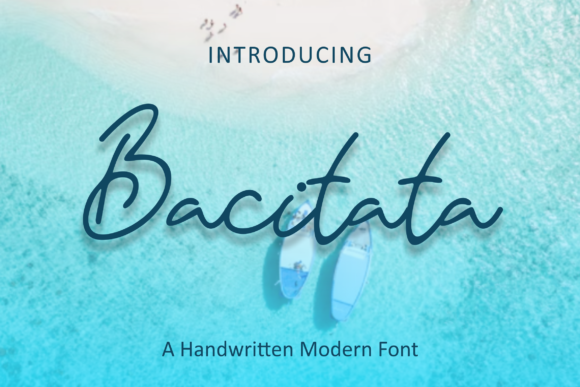 Bacitata: A Delicate Script Font for Modern Digital Branding
