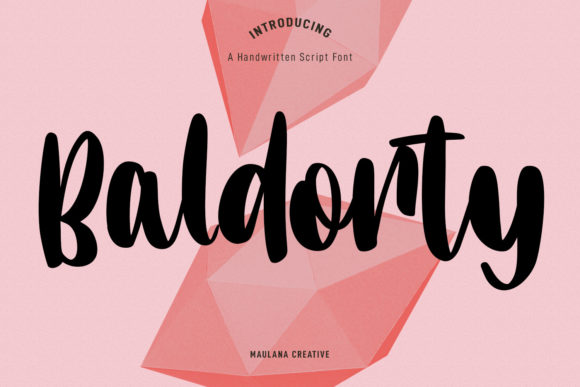 Baldorty: A Trendy Script Handwritten Font for Scroll-Stopping Visuals