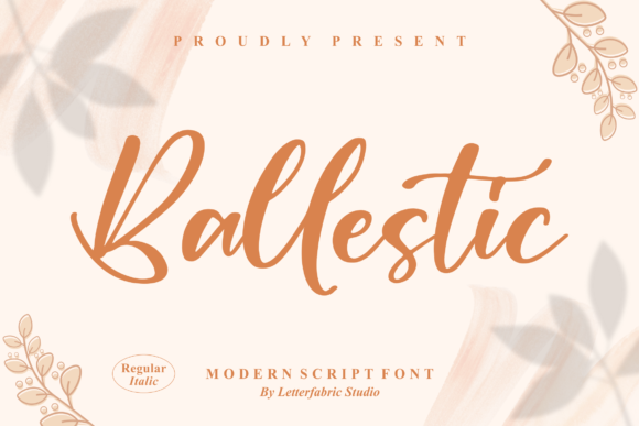 Ballestic Script Font for Handmade Branding
