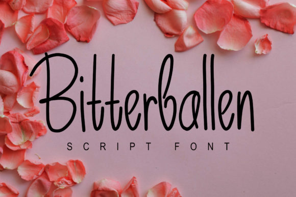 Bitterballen Script Font for Handmade Creators