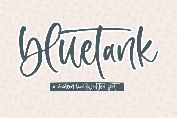 Bluetank Script Font for Creative Web Design