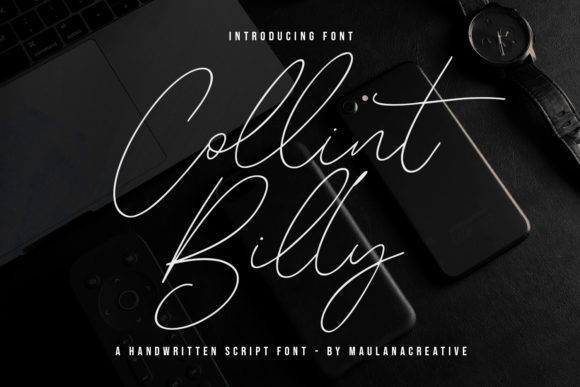 Collint Billy: A Fancy Handwritten Script Font for Standout Campaigns