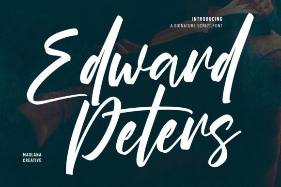 Edward Peters Script Font for Handmade Creators