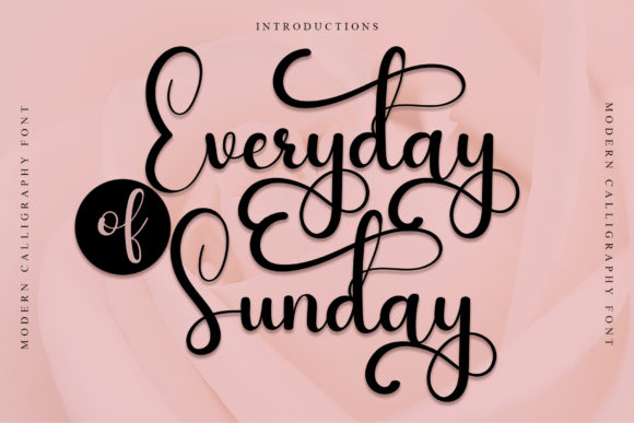 Everyday of Sunday Script Handwritten Font