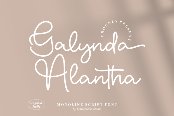 Galynda Alantha: A Script Handwritten Font for Elegant Branding