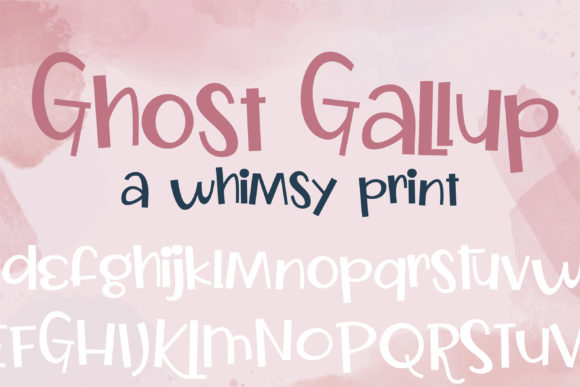 Ghost Gallup: A Whimsical Script Font for Thoughtful Editorial Design