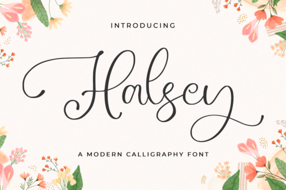 Halsey: A Refined Script Font for Editorial Elegance
