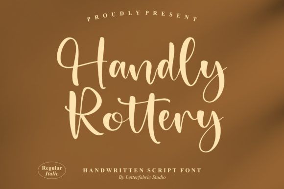 Handly Rottery: A Script Handwritten Font for Real Branding Work