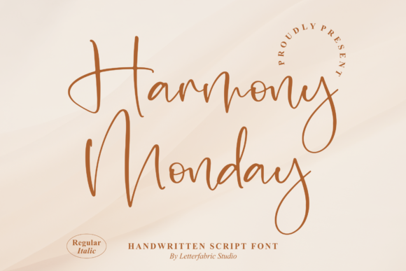 Harmony Monday: A Script Handwritten Font for Editorial Elegance