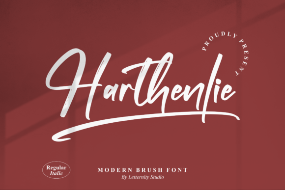 Harthenlie Script Font for Clear, Elegant Campaign Messaging