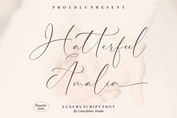 Hatterful Amalia Script Font for Handmade Creators