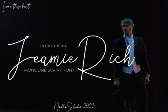 Jeamie Rich Script Font for Elegant Digital Branding