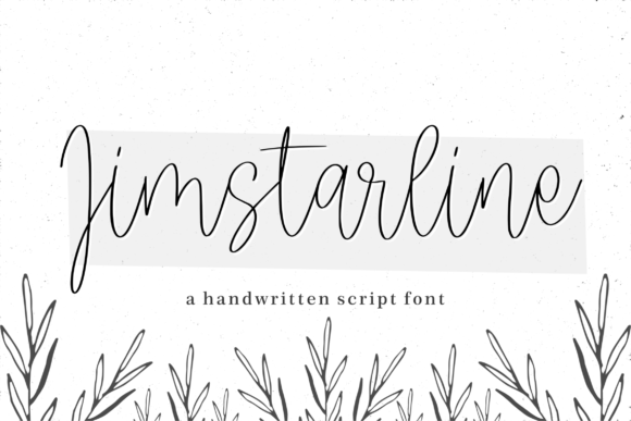 Jimstarline: A Delicate Script Font for Elegant Digital Branding