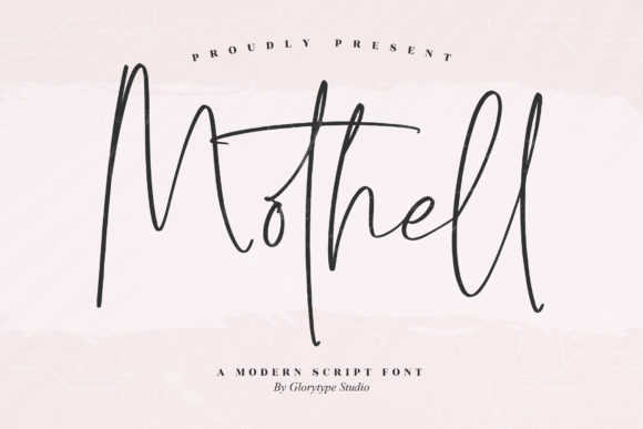 Mothell Script Handwritten Font for Romantic Branding
