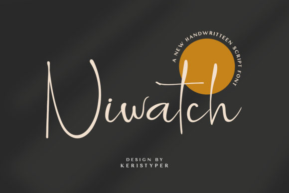 Niwatch: Elegant Script Handwritten Font for Modern Design
