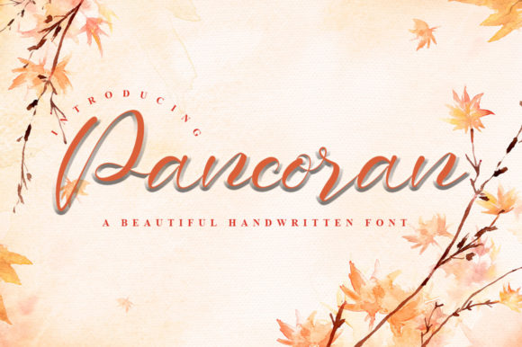 Pancoran: A Script Handwritten Font for Editorial Elegance