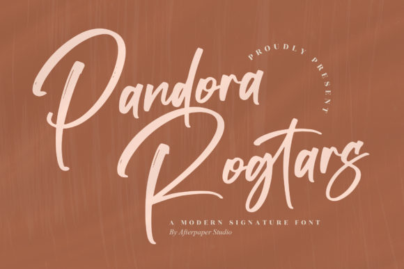 Pandora Rogtars: A Script Handwritten Font That Elevates Campaign Visuals