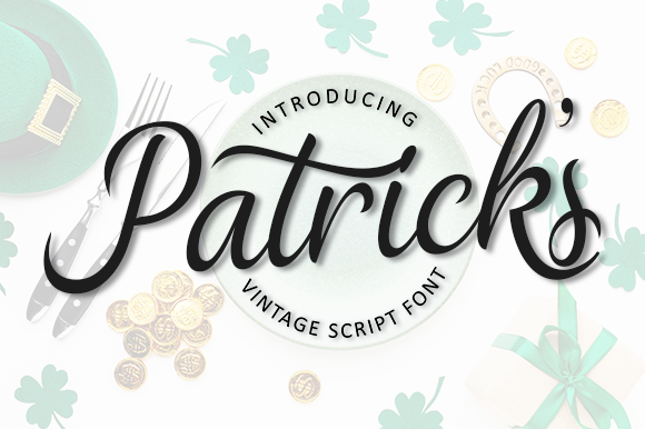 Patrick s Font for Elegant Branding and Handwritten Charm