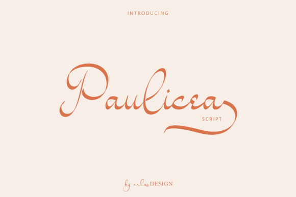 Paulicea: A Delicate Script Handwritten Font for Elegant Design