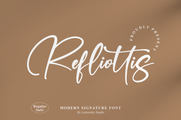 Refliottis: A Fashionable Script Handwritten Font for Campaign Clarity
