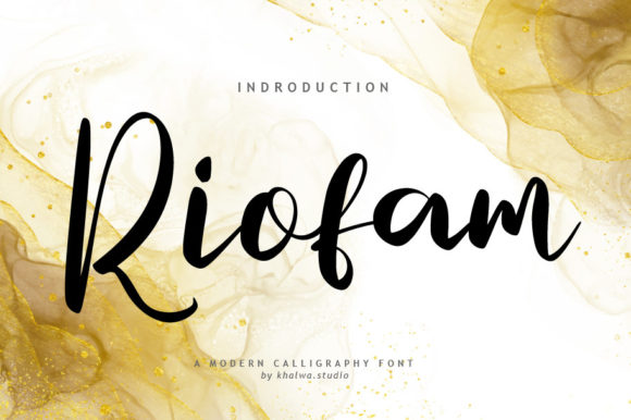 Riofam Script Handwritten Font for Branding & Campaigns