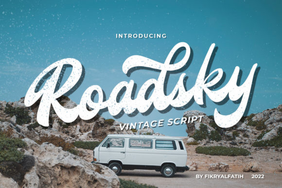 Roadsky Script Font for Vintage-Inspired Branding