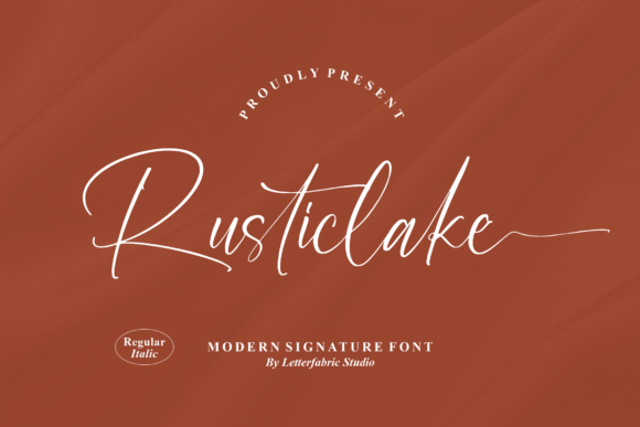 Rusticlake: A Free-Flowing Script Handwritten Font for Real Branding