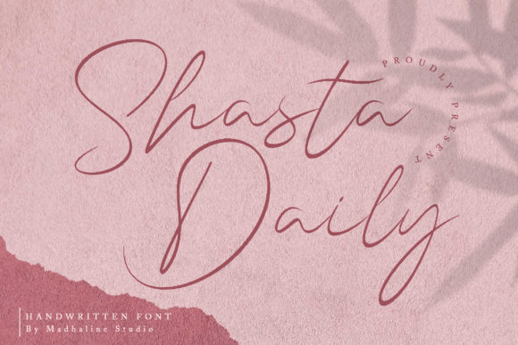 Shasta Daily: A Script Handwritten Font for Elegant Branding