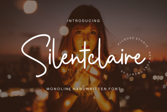 Silentclaire: A Clean Thin Script Font for Modern Web Design