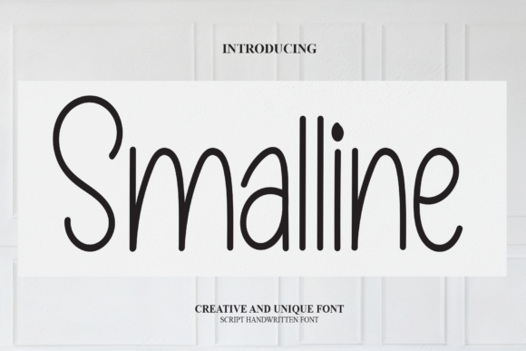 Smalline Script Font for Creative Branding