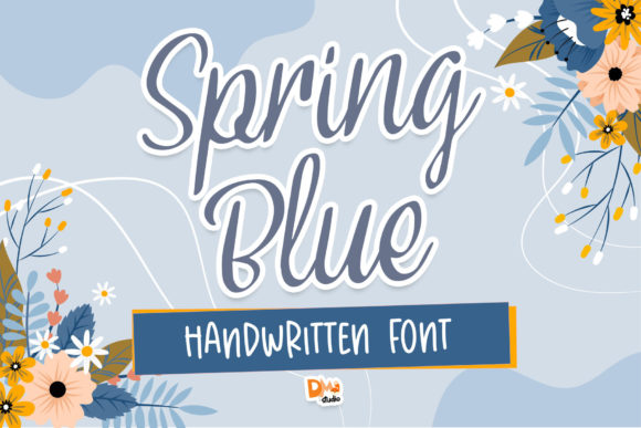 Spring Blue Script Font for Scroll-Stopping Visuals