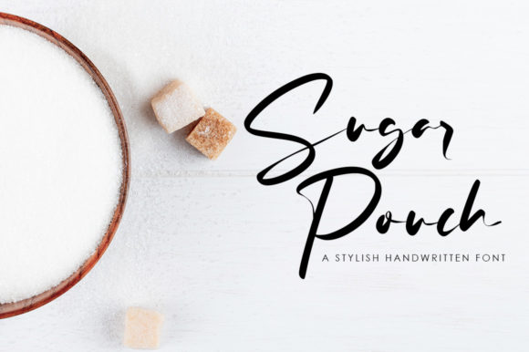 Sugar Pouch: A Stylish Script Handwritten Font for Small Business Branding