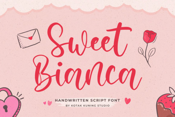 Sweet Bianca: A Chic Handwritten Script Font for Small Business Branding