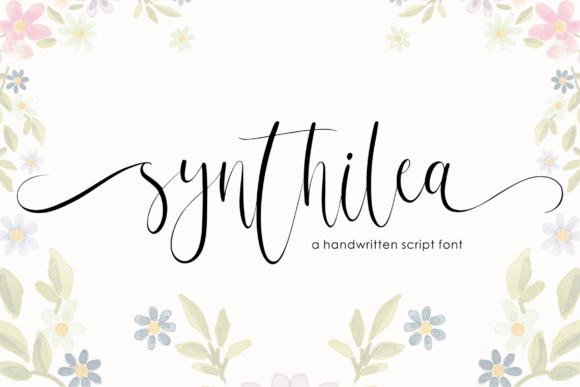 Synthilea: A Delicate Script Font for Editorial Elegance