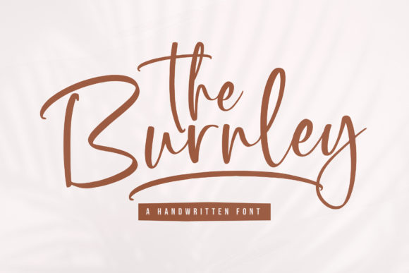 The Burnley Script Font for Handmade Creators