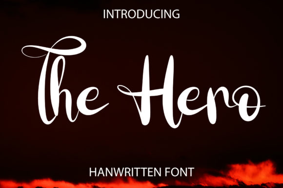 The Hero Script Font for Elegant Editorial Design