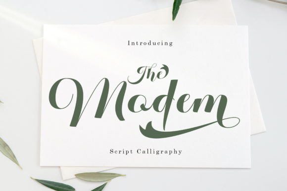 The Modem Script Font for Professional Branding