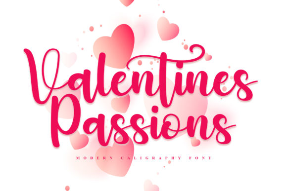 Valentines Passions Font for Elegant Branding